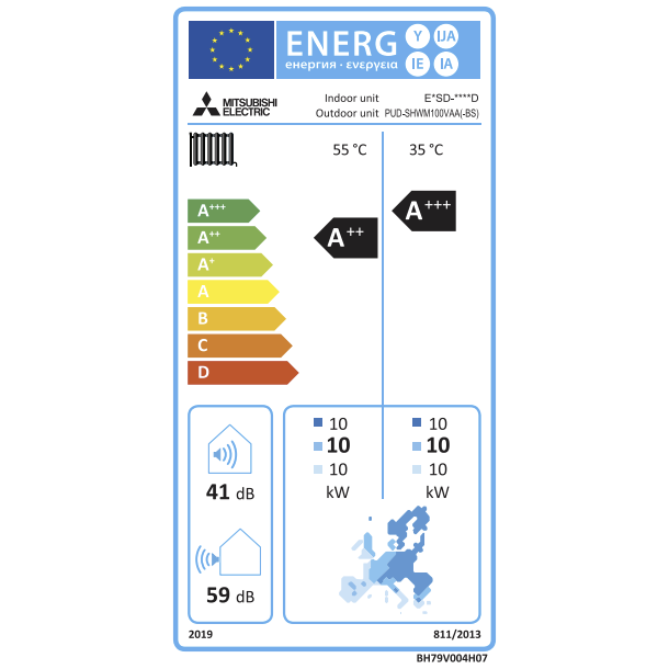 Mitsubishi - Ecodan PUD-SHWM100YAA All In One - Billede 3